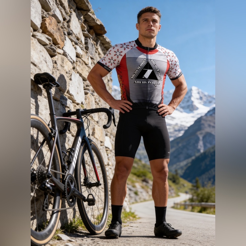 Primal Wear Men’s Lg Cycling Jersey Zydeco Alllons Full Zip Performance Bike